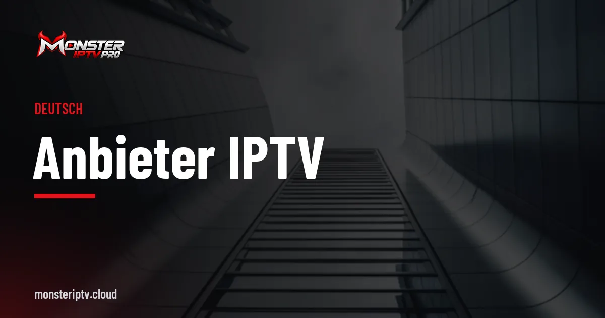 Banner mit dem Text Anbieter IPTV über einer Straße in Berlin